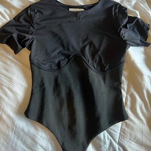 Meshki Black Bodysuit